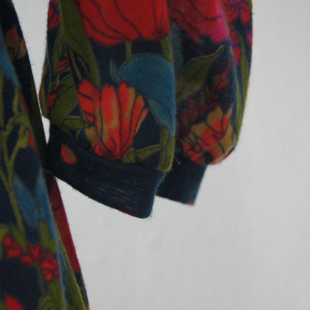 ORION LONDON | Multi Color Top Floral Elastic Waist Anthropologie - Picture 4 of 7